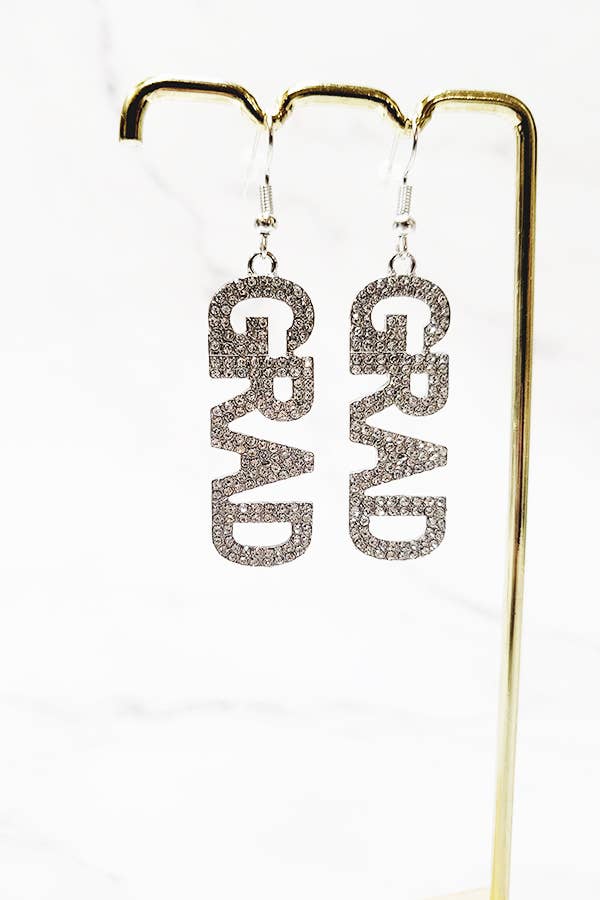 Graduation Dangle Earrings