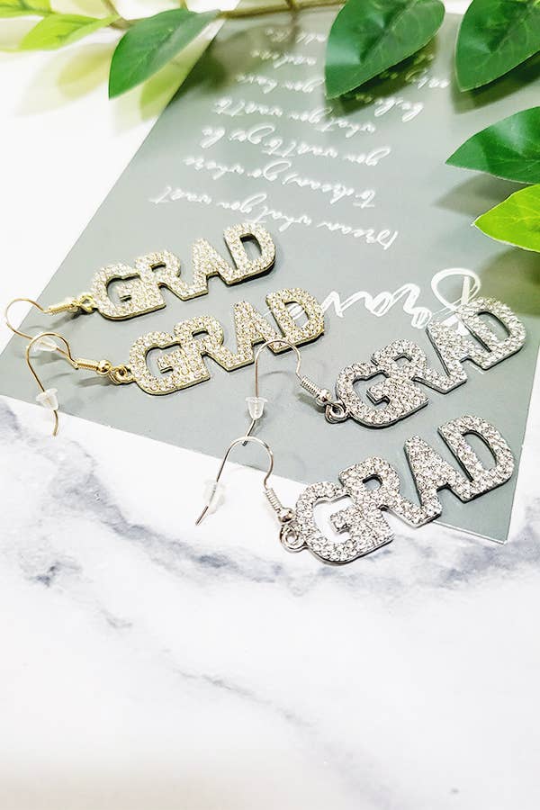 Graduation Dangle Earrings