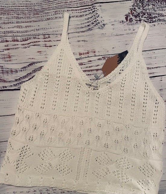 Crochet Knit Tank Top